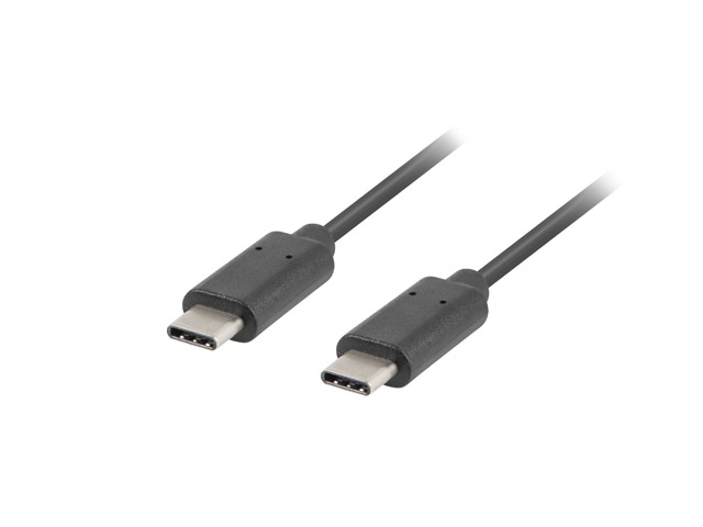 Lanberg CA-CMCM-10CU-0010-BK USB cable USB 2.0 1 m USB C Black