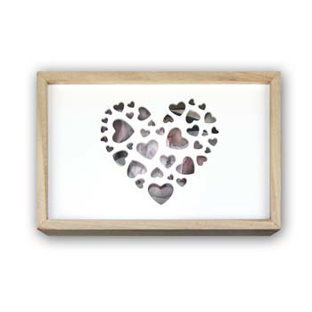 Image of ZEP LOVE BOX - Storage box - White - Wood - Rectangular - Wood -...