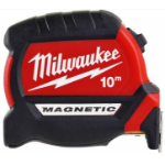 Milwaukee 4932464601 tape measure 10 m Black, Red