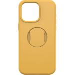 OtterBox OtterGrip Symmetry Series for iPhone 15 Pro Max, Aspen Gleam 2.0 (Yellow)