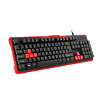 GENESIS Rhod 110 keyboard Gaming USB QWERTY US International Black, Red