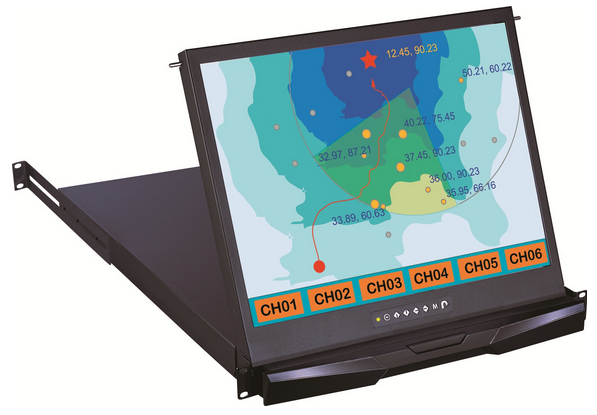 Austin Hughes Electronics Ltd RP-117 + e-resisitive USB Touch Screen rack console 43.2 cm (17") 1280 x 1024 pixels Black 1U