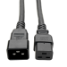 Tripp Lite P036-006-2C19 power cable Black 70.9" (1.8 m) IEC C20 2 x C19 coupler