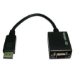 Cables Direct Display Port - VGA m/f DisplayPort Black