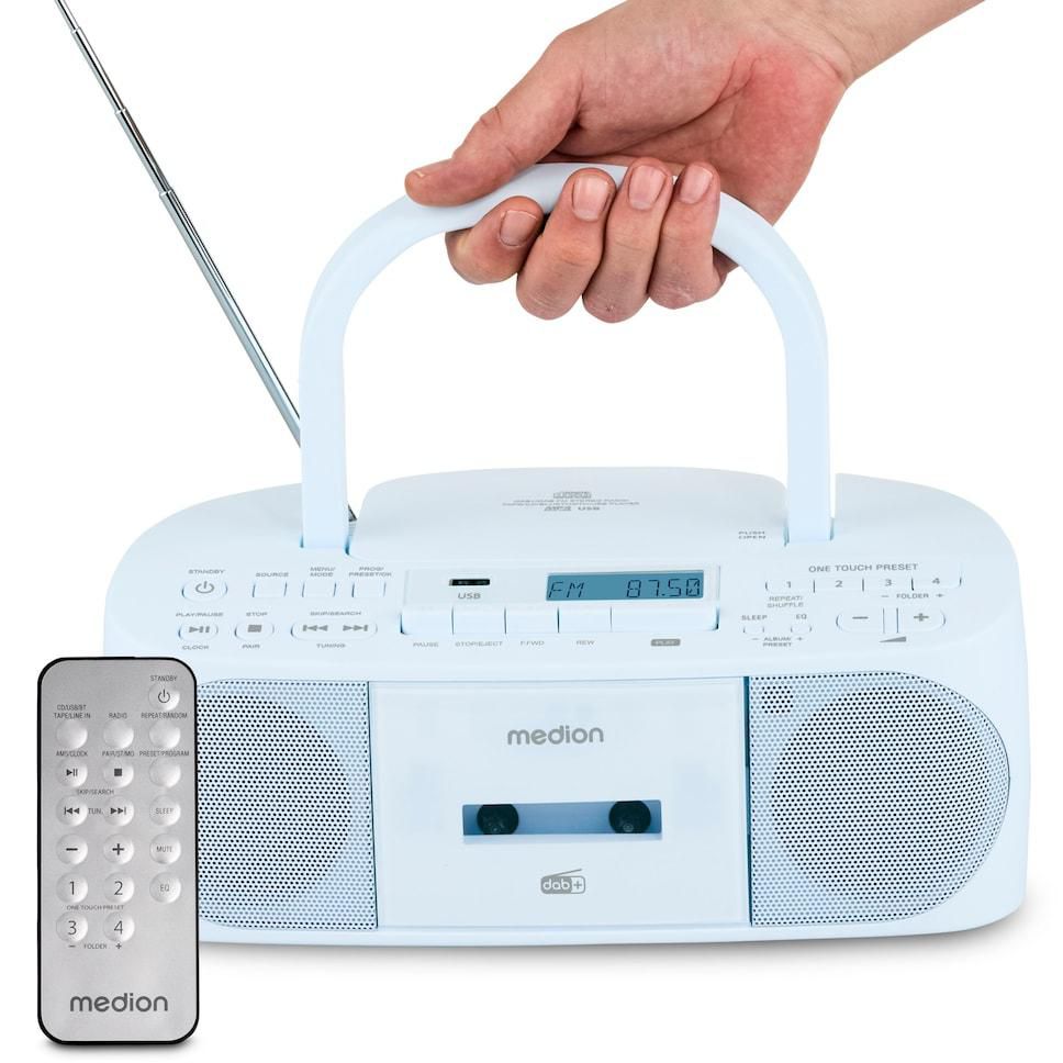 Image of MEDION 50079332 radio Personal Digital Blue