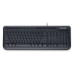 Microsoft Wired Keyboard 600, DE teclado USB QWERTZ Alemán Negro