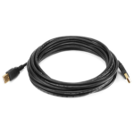 Monoprice 5445 USB cable USB 2.0 181.1" (4.6 m) USB A Black