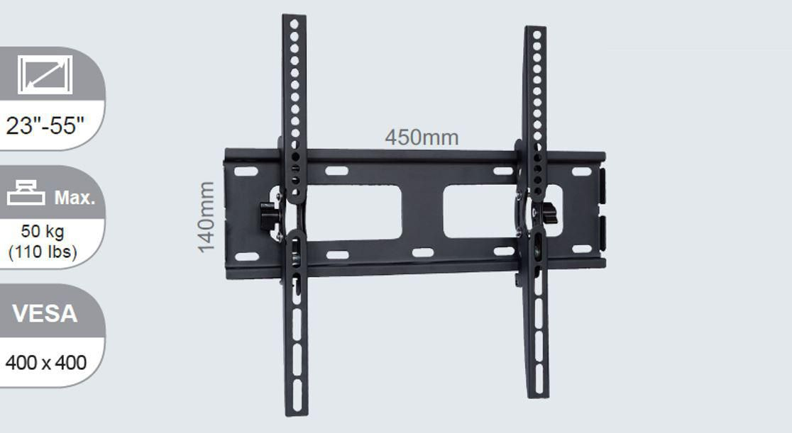 Image of Vivolink VLMW2355T TV mount 139.7 cm (55") Black