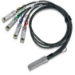 Mellanox Technologies MCP7F00-A001R30N cable de fibra optica 1 m QSFP28 4x SFP28 Negro