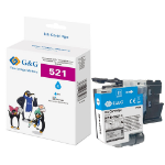 G&G 22011 inktcartridge 1 stuk(s) Compatibel Cyaan