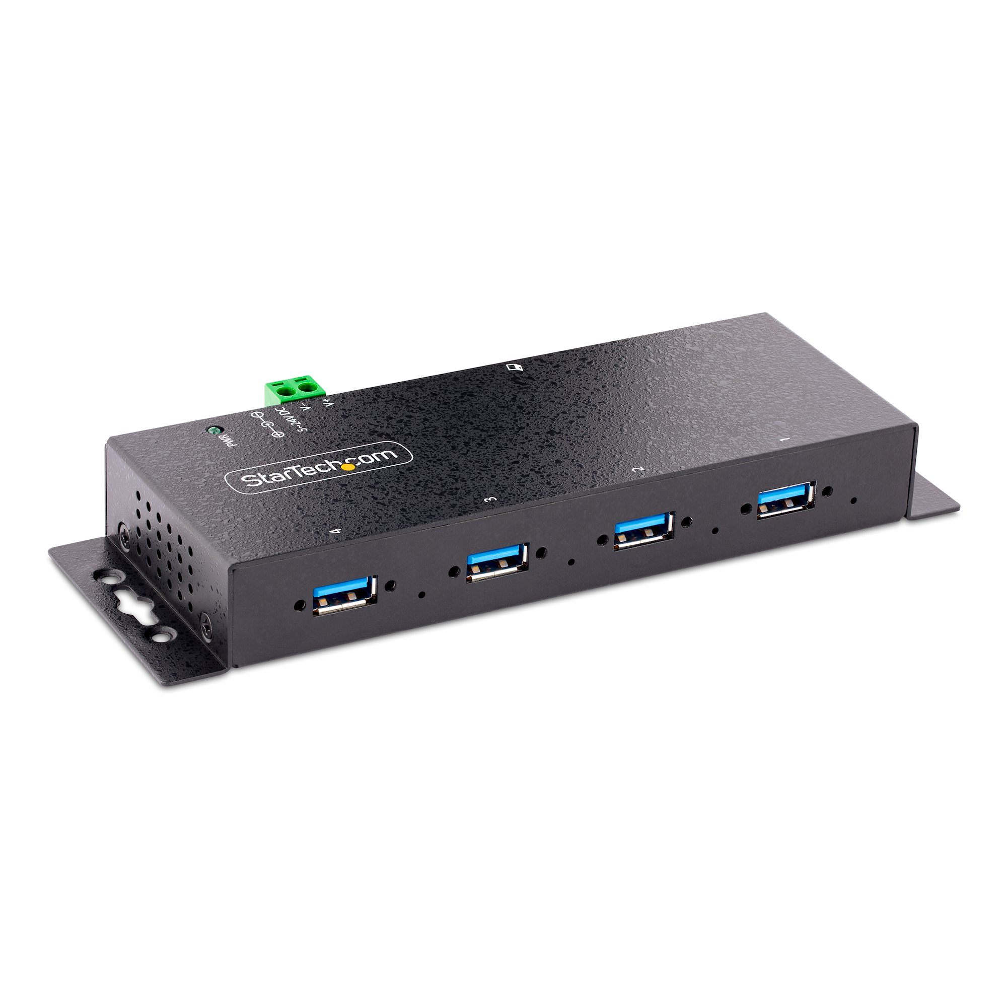 Image of StarTech.com 4-Port Industrial USB 3.0 5Gbps Hub - Rugged USB Hub...