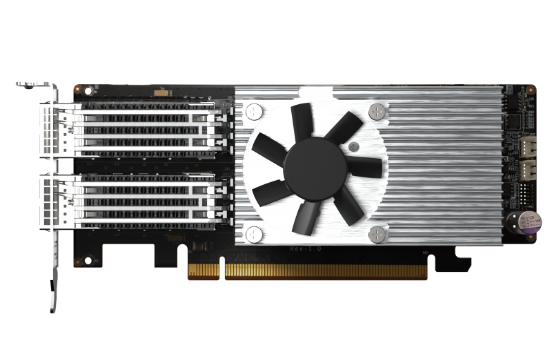 Image of QNAP QXG-100G2SF-E810 network card Internal Fiber 100000 Mbit/s