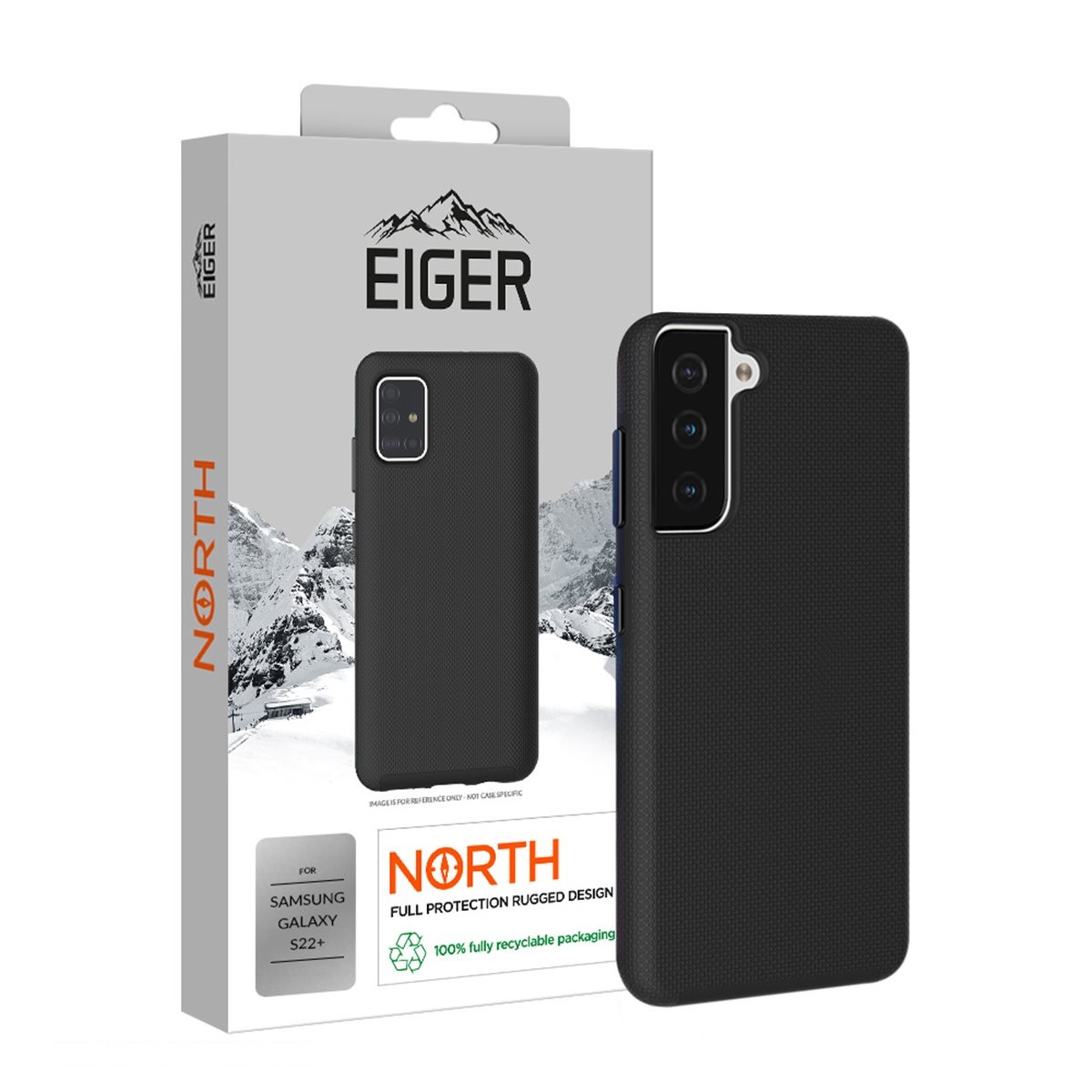 EIGER EGCA00353 mobile phone case 16.8 cm (6.6") Cover Black