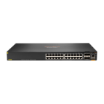 Aruba 6300F 24-port 1GbE Class 4 PoE & 4-port SFP56 Managed L3 Gigabit Ethernet (10/100/1000) Power over Ethernet (PoE) 1U Grey