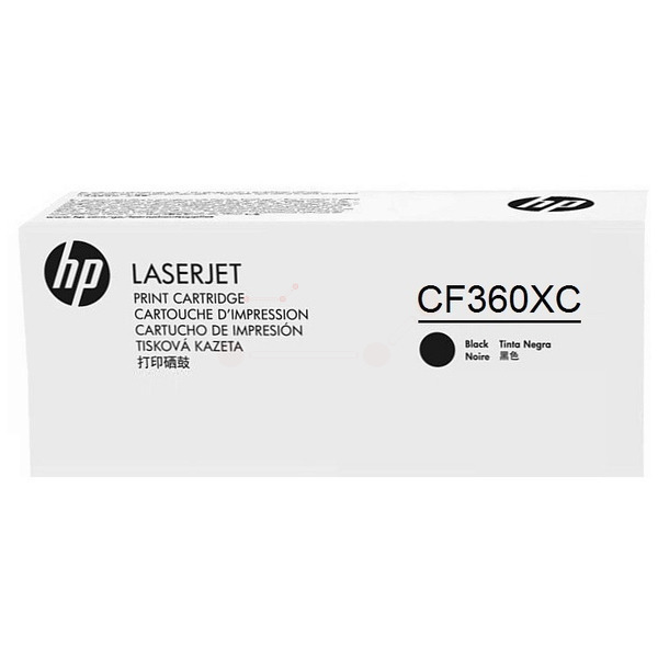 HP CF360XC/508X Toner Cartridge Black Contract. 12.5K Pages ISO/IEC 19