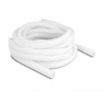 DeLOCK Braided Sleeve self-closing 10 m x 19 mm white