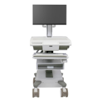 Ergotron M011-0101-110001-1-0 houder & standaard all-in-one pc/werkstation 19,5 kg Wit, Grijs 61 cm (24")