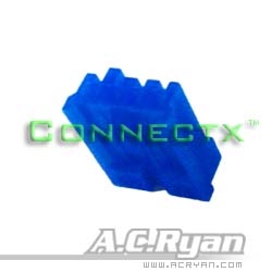Image of AC Ryan Connectx Floppy Power 4pin Female - Blue 100x