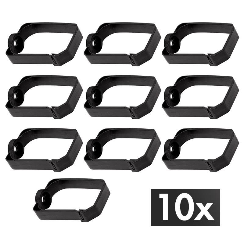 LogiLink 19" Cable management ring 44 x 70 mm, set of 10 pcs.