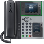 POLY EDGE E400 IP phone 8 lines LCD