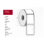Capture CA-LB1000 printer label White