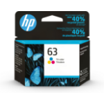 HP 63 Tri-color Original Ink Cartridge