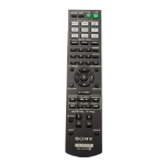 Sony 149017111 remote control Audio Press buttons