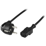 Deltaco DEL-111 power cable Black 5 m