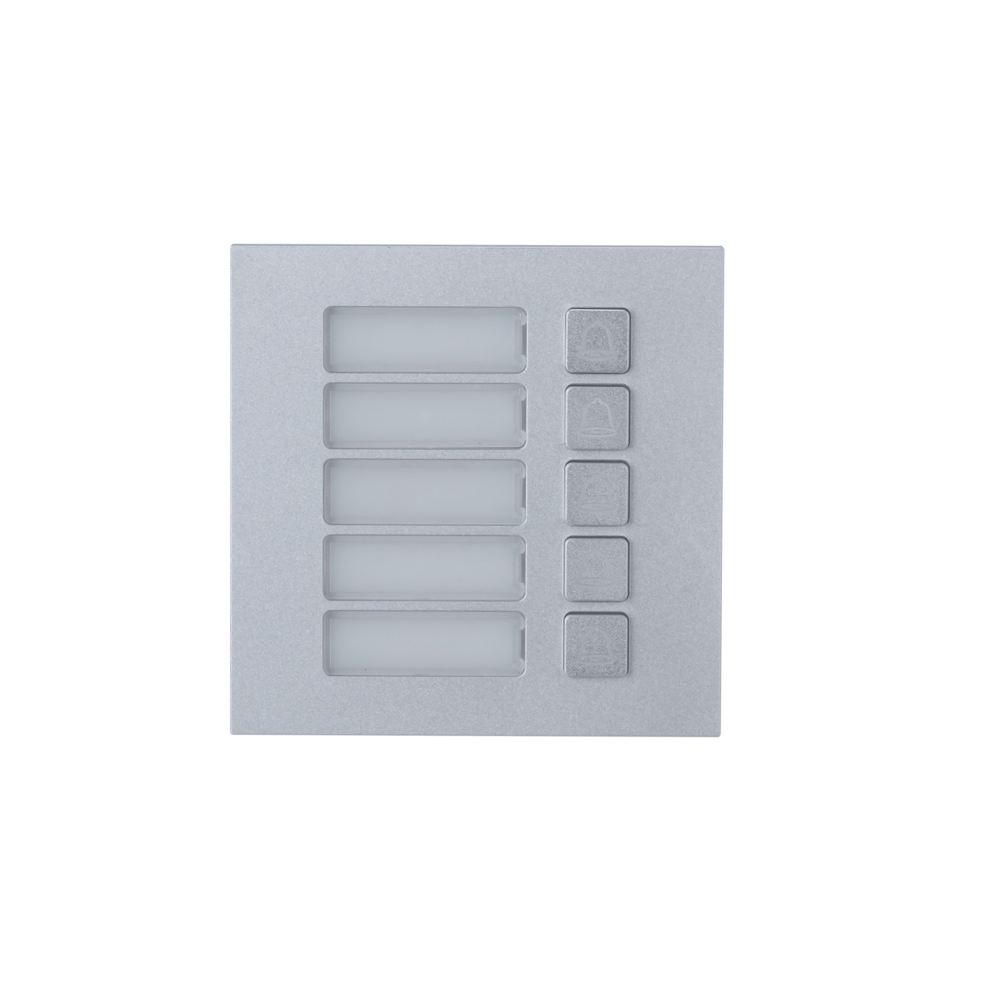 Video Intercom Five Button  Module Technology  DHI-VTO4202F-MB5, Call button module, Silver, Dahua Europe, Aluminium, IK07, thumbnail