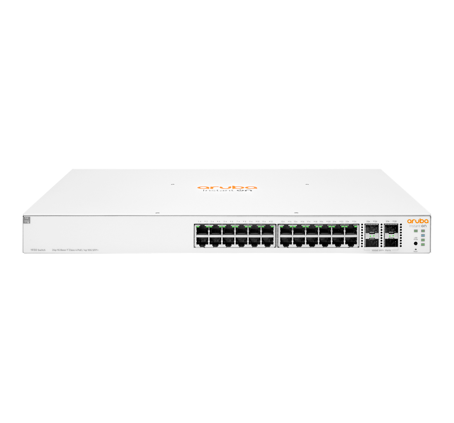 Image of Aruba Instant On 1930 24G Class4 PoE 4SFP/SFP+ 370W Managed L2+...