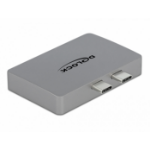 DeLOCK 64123 laptop dock & poortreplicator USB 3.2 Gen 1 (3.1 Gen 1) Type-C Grijs