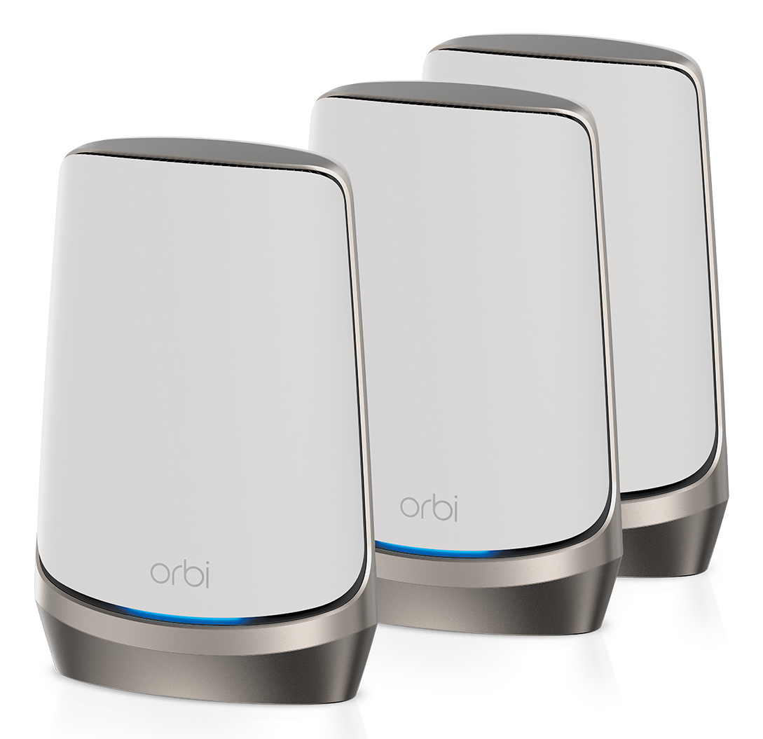 NETGEAR Orbi Quad-band RBKE963 AXE11000 WiFi 6E Mesh System Quad-band