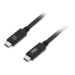 Siig CB-TC0F11-S1 USB cable USB 3.2 Gen 2 (3.1 Gen 2) 39.4" (1 m) USB C Black