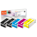 Peach PI200-645 inktcartridge 5 stuk(s) Compatibel Zwart, Cyaan, Magenta, Geel