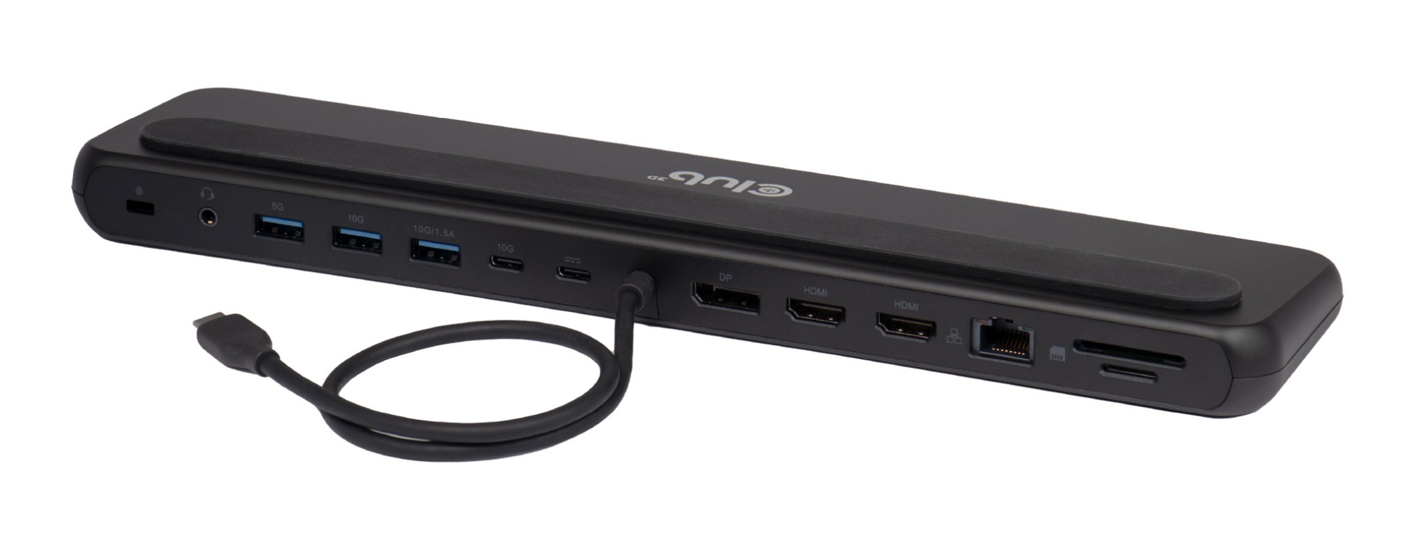 CLUB3D CSV-2541 laptop dock/port replicator Docking USB 3.2 Gen 1 (3.1 Gen 1) Type-C Black