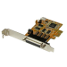 StarTech.com Tarjeta Adaptador PCI Express PCIe de 4 Puertos Serie RS232 con Salida de Alimentación y Protección ESD