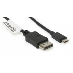 Plugable Technologies USBC-DP video cable adapter 70.9" (1.8 m) USB 3.1 Type-C Displayport Black