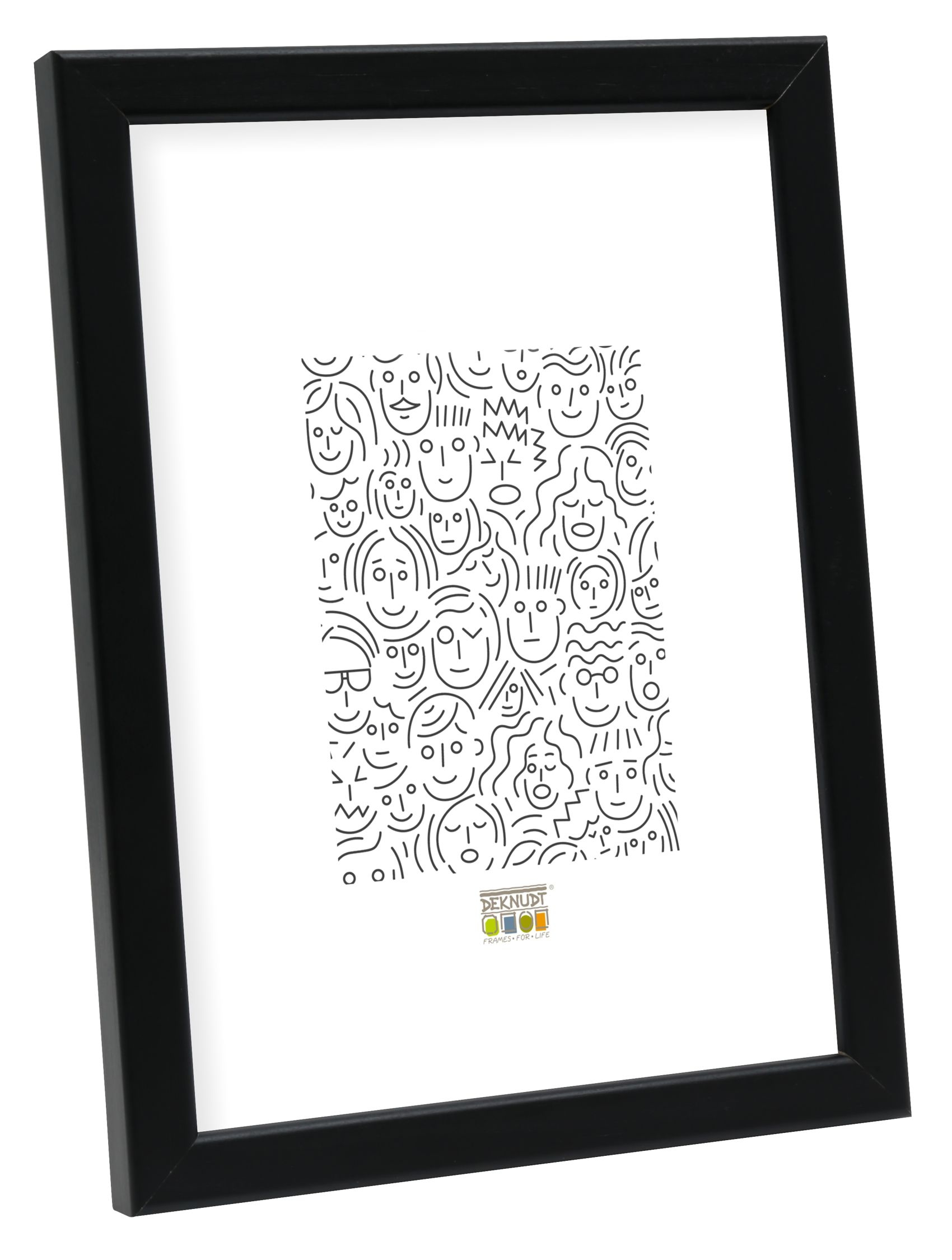 Image of Deknudt S41JL2 - Cardboard - Glass - Wood - Black - Single picture...