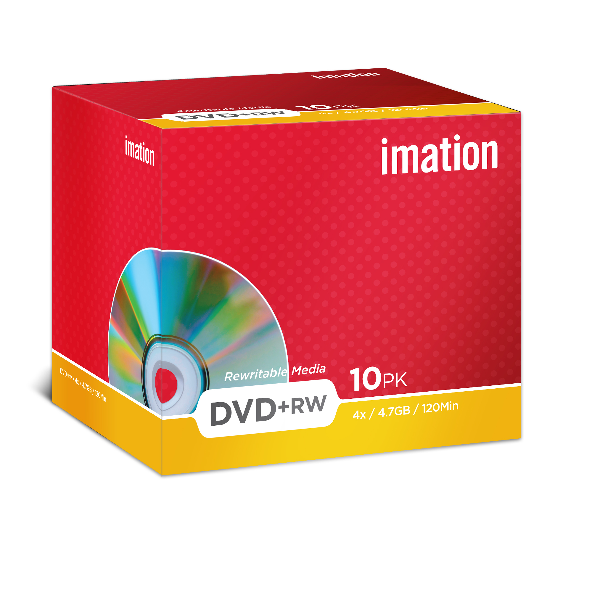 Imation 10 x DVD+RW 4.7GB 10 pc(s)