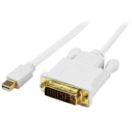 StarTech.com 3 ft Mini DisplayPort to DVI Active Adapter Converter Cable - mDP to DVI 1920x1200 - White