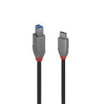 Lindy 2m USB 3.2 Type C to B Cable, Anthra Line