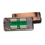 LogiLink NP0012B netwerkverdeeldoos Cat6e Zwart