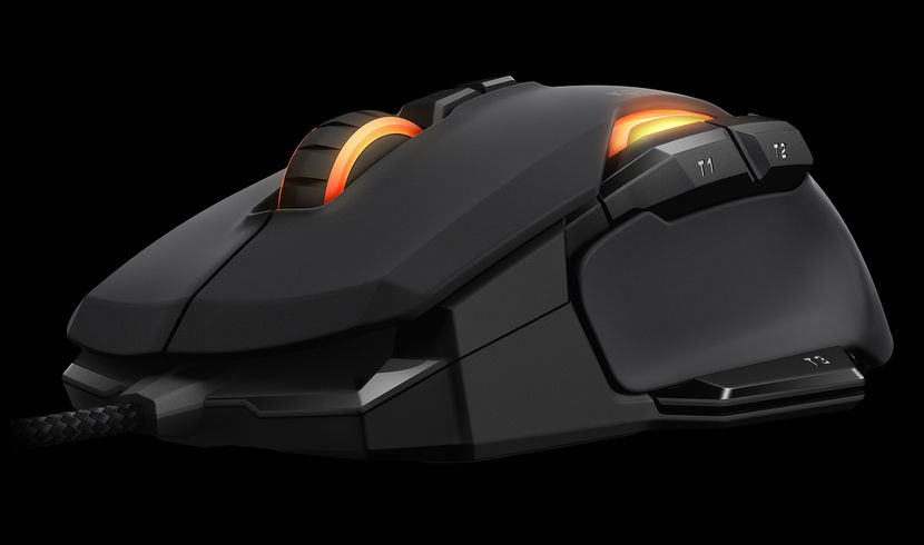 Roccat Kone Aimo Mice Usb Optical 100 Dpi Black