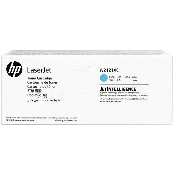 Image of HP W2121XC/212XC Toner cartridge cyan Contract. 10K pages ISO/IEC 1979