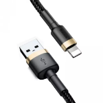 Baseus CALKLF-CV1 lightning cable 2 m Black, Gold