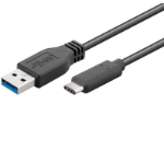 Microconnect USB3.2CA1 USB cable USB 3.2 Gen 2 (3.1 Gen 2) 1 m USB A USB C Black  Chert Nigeria