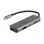 DeLOCK USB Type-C Dual HDMI Adapter with 4K 60 Hz and USB Port