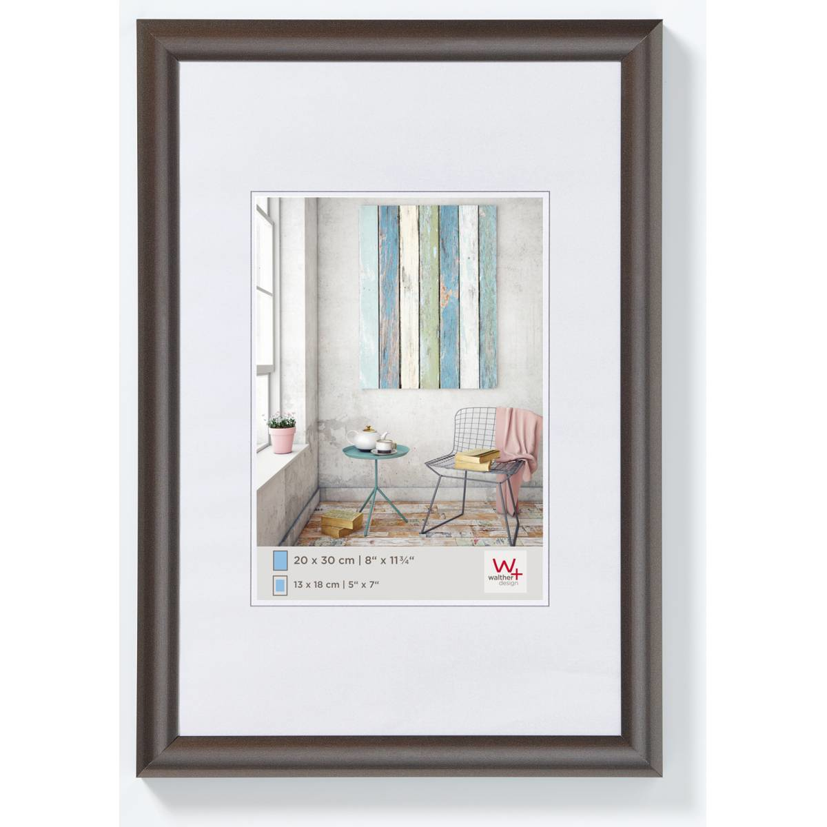Image of walther design KP050D - Plastic - Steel - Single picture frame -...