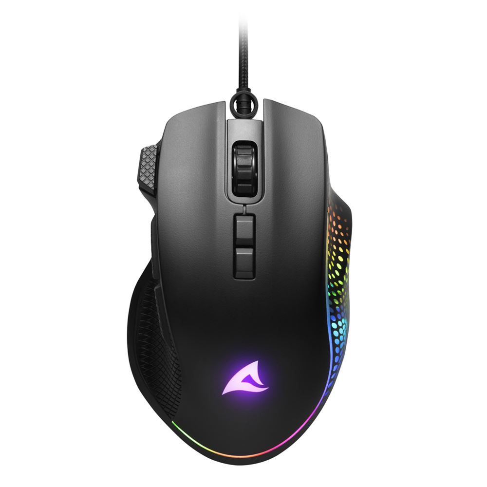 Sharkoon SHARK Force 3 mouse Gaming Right-hand USB Type-A Optical 12800 DPI