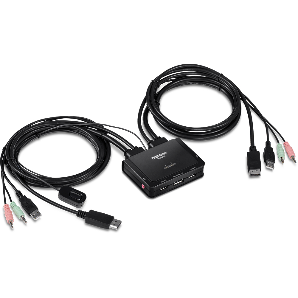 Image of Trendnet TK-220DPI KVM switch Black